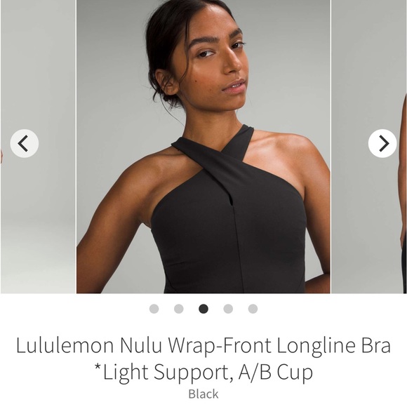 lululemon athletica Other - Lululemon nulu wrap-front long line bra